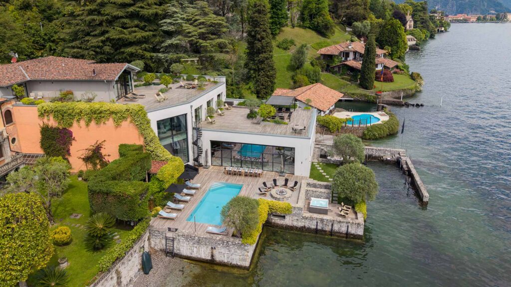 riprese fotografiche drone villa como